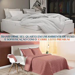 Conjunto Cama Casal King Size Agata Bordada 200 Fios Super Elegante:rosa - 4