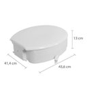 Ver imagem 4 de Assento Sanitário Elevado com Trava e Tampa 13 cm Astra