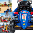 Ver imagem 4 de Carrinho de Passeio e Pedal Infantil Calesita F25 Azul 30kg