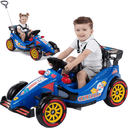 Ver imagem 1 de Carrinho de Passeio e Pedal Infantil Calesita F25 Azul 30kg