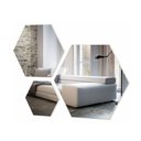 Ver imagem 1 de Conjunto de 3 Espelhos Hexágonos Logus Cor Off White - 64735