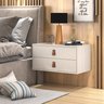 Kit 2 Mesa de Cabeceira Suspensa Unic 60cm Off White - 2