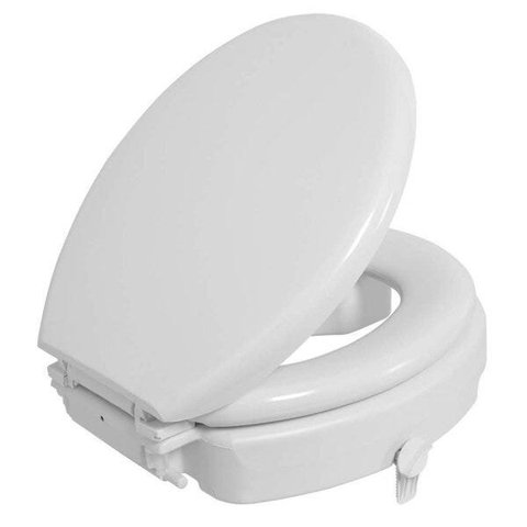 Assento Sanitário Elevado com Trava e Assento TPK 7 cm Astra