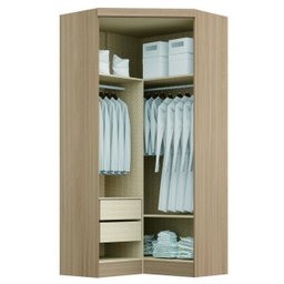 Guarda-Roupa Modulado de Canto 2 Portas 2 Gavetas Closet Infinity Móveis Castro - 3