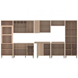 Cozinha Completa 8 Peças Mel Espresso Móveis - 2 Cozinha Completa 8 Peças Mel Espresso Móveis - 2