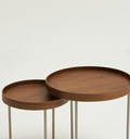 Ver imagem 3 de Mesa de Centro Uniform - Tampo Freijo - Base Aço Carbono - Altura 45cm