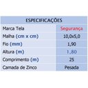 Ver imagem 2 de Tela Soldada Alambrado Segurança 10x5 1,8x25m 1,9mm Morlan