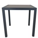 Ver imagem 3 de Mesa Quadrada de Alumínio e Madeira Área Jantar Varanda - Preto