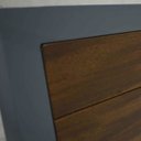 Ver imagem 6 de Mesa Quadrada de Alumínio e Madeira Área Jantar Varanda - Preto