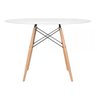 Mesa redonda Eames 120 cm + 4 cadeiras Eiffel DAW - 7
