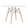 Mesa redonda Eames 120 cm + 4 cadeiras Eiffel DAW - 6