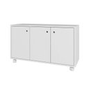 Ver imagem 4 de Conjunto para Escritório com Mesa Escrivaninha de Tampo Extensível 3 Peças Brv Móveis