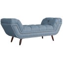 Ver imagem 5 de Recamier Sofá Divã Namoradeira Sienna 195 Cm King Linho