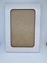 Ver imagem 1 de Kit com 5 Quadros para Fotos 14x09 Cm em Mdf Branco