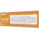 Ver imagem 3 de TECLADO DESKTOP USB TECLAS REDONDAS ELAGANCE - BRANCO