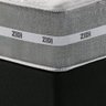 Cama Box Viúva Preto + Colchão Molas Ensacadas Miami 128x188x60cm - 3