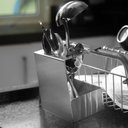 Ver imagem 1 de Suporte Porta Talheres para Escorredor de Pratos Interno Inox