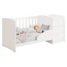 Berço Multifuncional Atlanta Branco Acetinado - Reller - 4