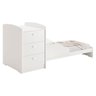 Berço Multifuncional Atlanta Branco Acetinado - Reller - 7