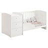 Berço Multifuncional Atlanta Branco Acetinado - Reller - 5