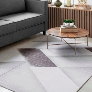 Tapete Corttex Berlim Abstrato Bege e Marrom - 2M x 1,40M de Largura