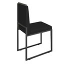 Ver imagem 4 de Conjunto Quatro Cadeiras Sala Jantar Barcelona Base Preta:preto