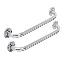 Ver imagem 1 de Alça Apoio Banheiro Kit 2 uni Inox Acessibilidade Idoso Cadeirante Deficiente