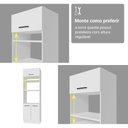 Ver imagem 7 de Armário de Cozinha Completa Agata 9 Portas 3 Gavetas MDP 270cm Branco Madesa