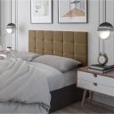 Ver imagem 1 de PAINEL CAMA BOX SUSPENSA ALINE CARAMELO 1.40