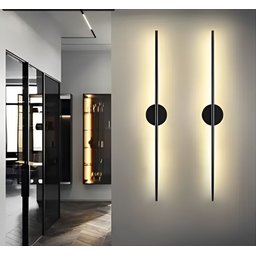Arandela Moderna Luxo Slim Linear Perfil Led Integrado 70cm - Dourada - 3