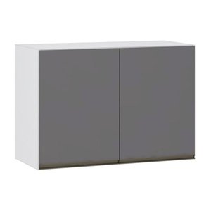 Maleiro Ponte Aérea 2 Portas 97cm Branco C/Cinza Puro