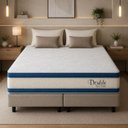 Ver imagem 4 de Colchão Casal Sr Life Double Molas Ensacadas Espuma D33 138x188x38cm Branco