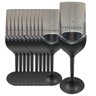 Kit 12 Taças Desmontavel Champanhe Espumante Chandon 250ml Preto - 1