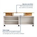 Ver imagem 4 de Rack para TV até 55 Polegadas 150cm 1 Porta de Correr Star