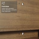 Ver imagem 6 de Rack com Painel para Tv até 60 Polegadas 180 Cm com Pés Rustic Cancun Madesa
