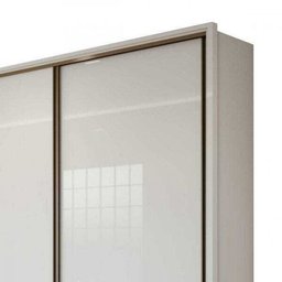 Guarda Roupa Casal Spazio Branco em MDF Lopas - 7