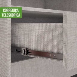 Guarda Roupa Casal Spazio Branco em MDF Lopas - 12