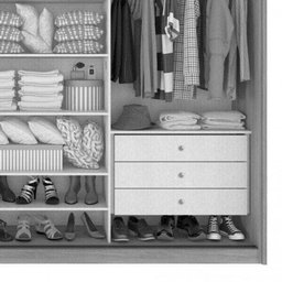 Guarda Roupa Casal Spazio Branco em MDF Lopas - 9