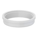 Ver imagem 1 de Porta Grelha Redondo Branco 100mm - Tigre – Cx C/ 6 Pçs