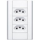 Ver imagem 1 de 3 Tomadas Modulare 2p+t 10a 250 Volts - 3124 - Fame