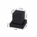 Ver imagem 3 de Kit 2 Acabamentos Registro Quadrado Black Matte Padrão Deca - Levo