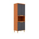 Ver imagem 1 de Paneleiro Torre Quente Elena 70cm 1 Forno 4 Portas MGM Cinamomo Titanium