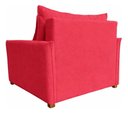 Ver imagem 5 de Poltrona-Cama Monica Retratil Macia Quarto Visita Sala Suede:Vermelho/Suede