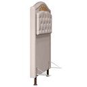 Ver imagem 6 de Cabeceira Cama Box Solteiro 90cm Imperial J02 Suede Bege - Mpozenato