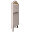 Ver imagem 6 de Cabeceira Cama Box Solteiro 90cm Imperial J02 Suede Bege - Mpozenato