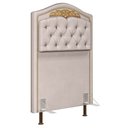 Ver imagem 1 de Cabeceira Cama Box Solteiro 90cm Imperial J02 Suede Bege - Mpozenato