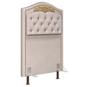 Ver imagem 2 de Cabeceira Cama Box Solteiro 90cm Imperial J02 Suede Bege - Mpozenato
