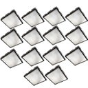 Ver imagem 1 de Ralo Oculto Discreto Kit 14 Uni Aço Inox 15X15 Anti Odor Lavanderia Banheiro Lavabo Limpeza Cozinha 