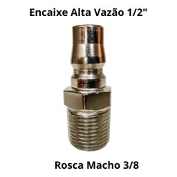 Kit Engate Rápido Esfera Alta Vazão 3/8 Com 3 Peças - 3