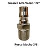 Kit Engate Rápido Esfera Alta Vazão 3/8 Com 3 Peças - 3